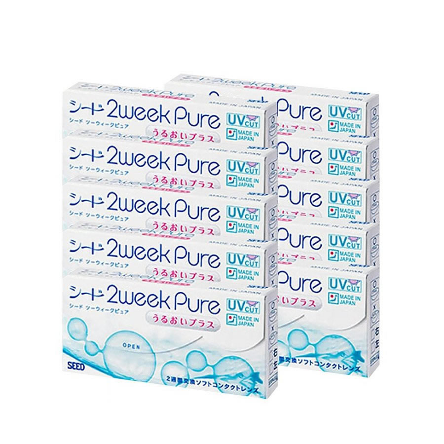 シード 2weekピュアうるおいプラス 6枚 (10箱)