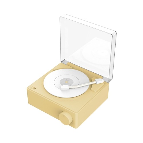 ターンテーブル Bluetooth スピーカー X11 YELLOW 公式正規品 可愛いスピーカー ターンテーブル風スピーカー インテリア雑貨 ポータブルスピーカー 韓国風インテリア 韓国雑貨