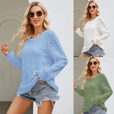 マイアミ　ザックリ　ニット　ミント　フンワリ　ハンドメイド Qoo10] アミアミ あみあみ ニット インポート ニットソー