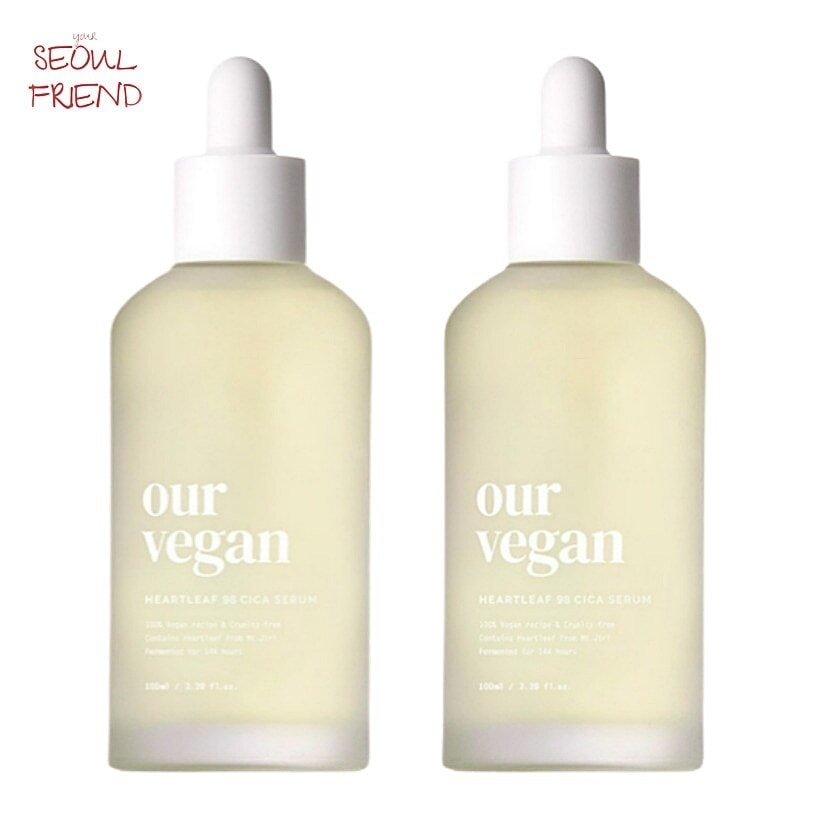 [1+1] アワー ヴィーガン 魚腥草 98シカ セラム 100ml 2個