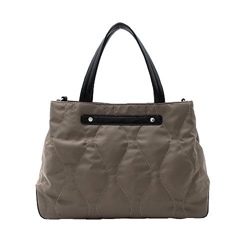[] ヴィータフェリーチェ キルティングナイロントートバッグ（M） レディース inb-90048z (モカ)