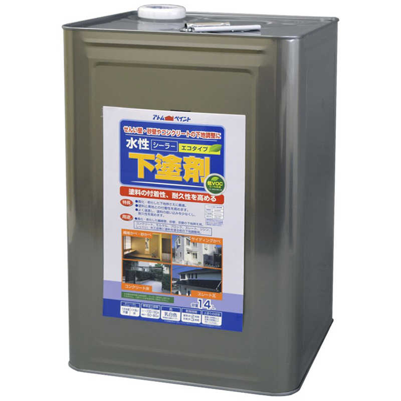 アトムサポート　アトム 水性下塗剤エコ 14L　9051043