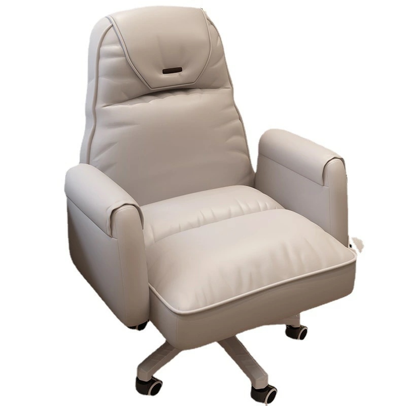 ン有オフィスチェア 軽奢 人間工学 長時間使用OK 折りたたみ式 PCチェア 書斎椅子 仕事用 クッション入り リクライニング可能 ゲーミングチェア 日用雑貨 家具 便利