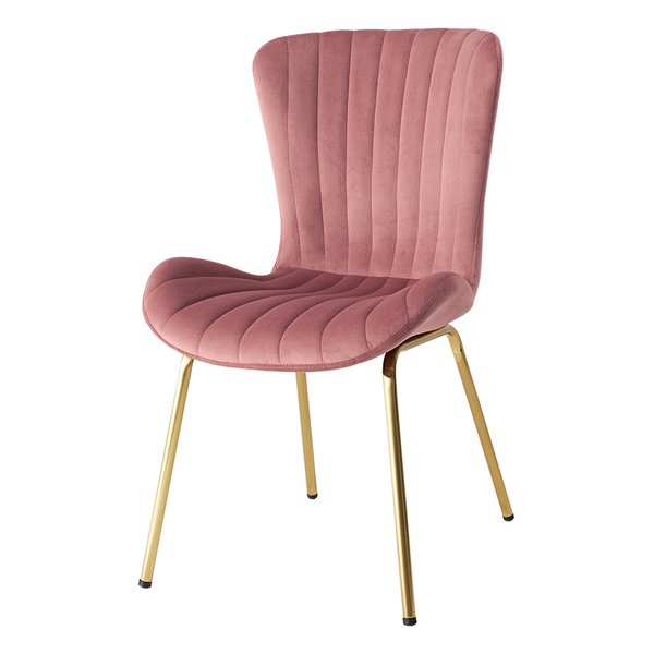 チェア 約 幅50×奥行58×高さ84×座面高43cm ディープピンク LC-4763DPI