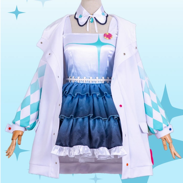 ラブライブ スーパースター ワンピース コスプレ 変装 仮装 唐可可 コスプレ 衣装