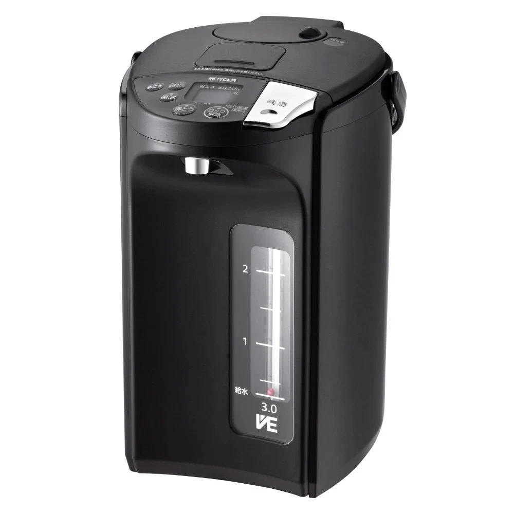 タイガー魔法瓶 蒸気レスVE電気まほうびん とく子さん 3.0L アーバンブラック PIS-G300KE