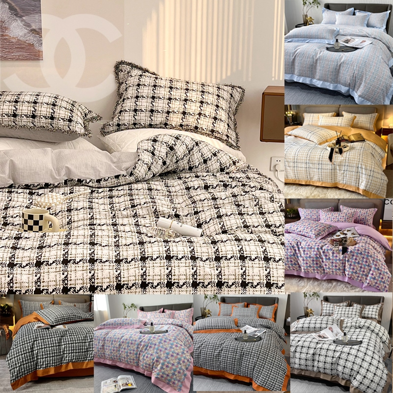 綿100% 洋式Cネル北欧風 高密度生地 優しい肌触り 抗菌 防臭 防ダニ 吸湿 おしゃれ 四季通用 三点/四点セット