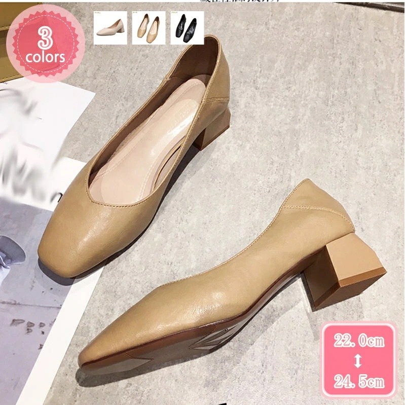 500円OFFクーポン チャンキーヒール 太ヒール パンプス ローファー レディース フォーマルシューズ 5cm 疲れにくい 歩きやすい 美脚 スクエアトゥ おしゃれ 通勤 入園式 入学式 卒業式 か