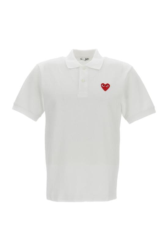 COMME DES GARCONS Men Polo Shirts AXT006WHITE White