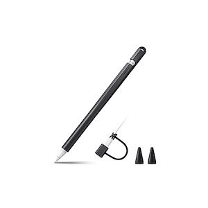 Apple Pencil 第1世代用シリコン保護ケース カバー グリップ Apple Pencil ホルダー 握りやすい 軽量 全面保護 紛失 落下防止 スリーブ ケース ペン先カバーとUSBケーブル