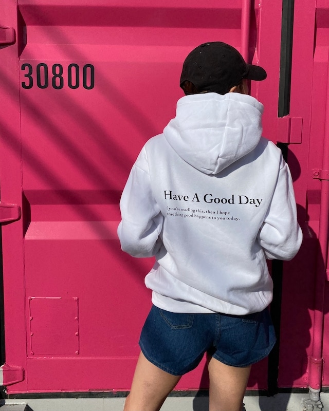 Back logo hoodie sweat