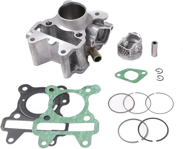 互換品ヤマハ ボアアップ キット ピストン径 42mm 50cc60cc ビーノ ジョグ ジョグZR 4ストローク SA26J SA36J SA56J 排気量アップ シリンダー ヘッド