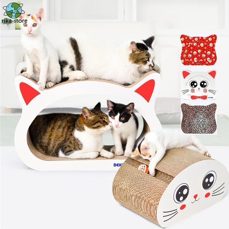 お買い得！爪とぎ 猫 おしゃれ ダンボール 防止シート 爪研ぎ 猫用 段ボール 爪とぎ防止 爪研ぎ防止 ペット用品 安い 猫 犬 ベッド 猫型 爪みがき 爪やすり 4,253円