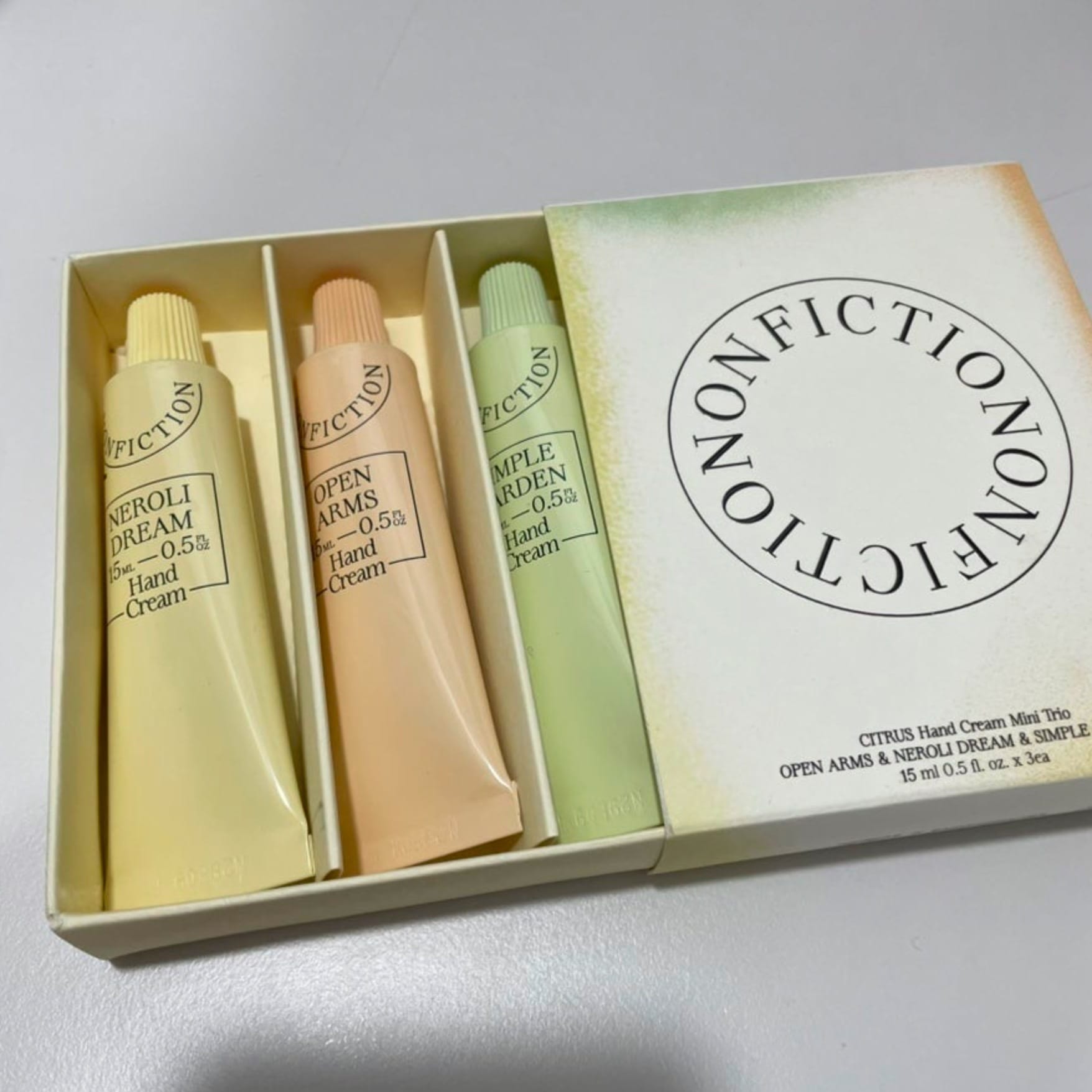 シトラス ハンドクリーム ミニトリオ 15ml x3