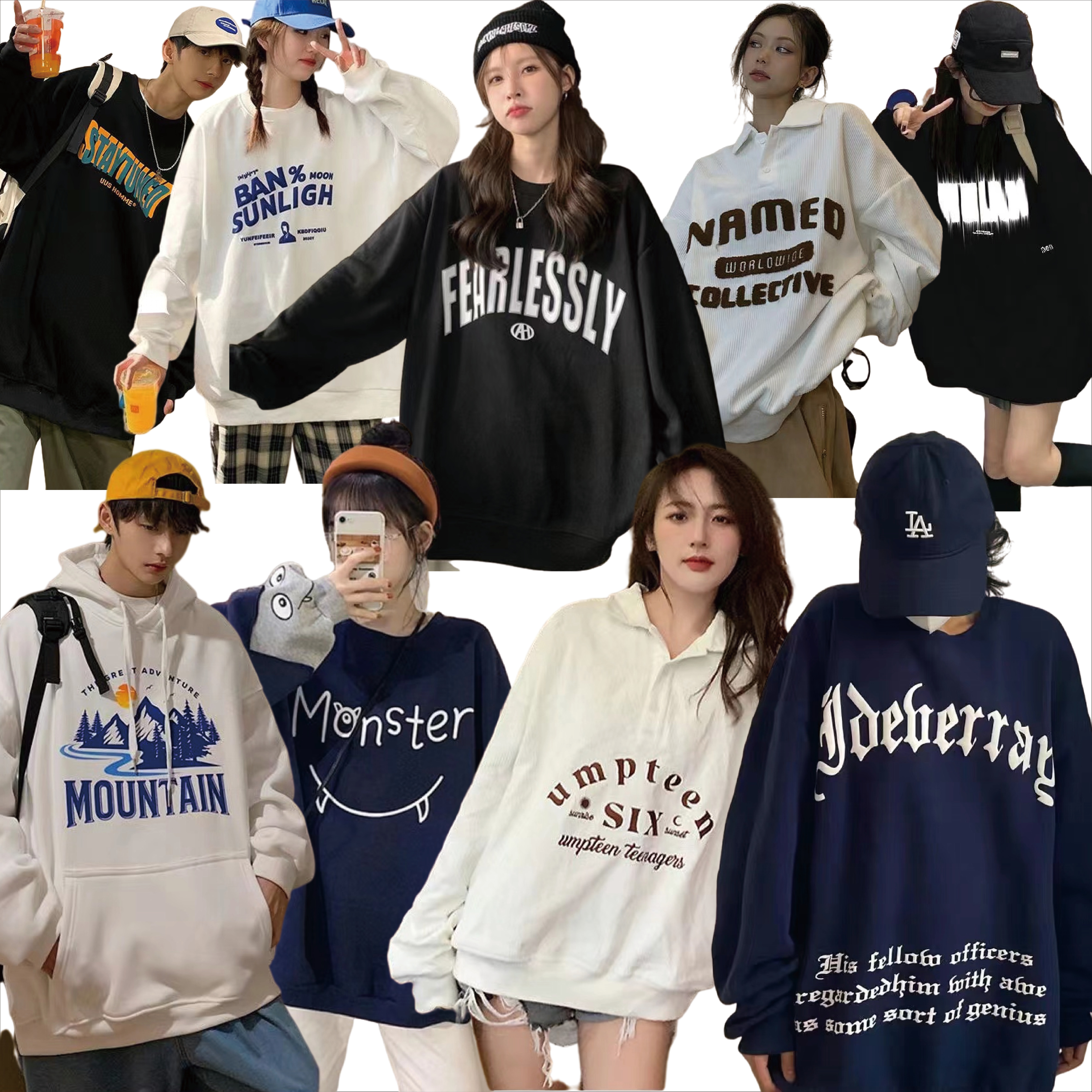 2022早春新入荷韓国ファッション/冬服/スウェット/トレーナー/韓国 パーカー/トップス/Tシャツ