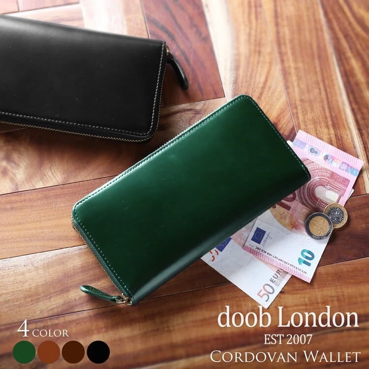 [doobLondon]コードバンレザー長財布