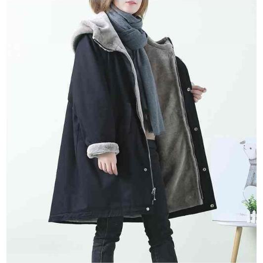 モッズコートレディース中綿コート中綿ジャケット裏ボアボアコートロングコート裏起毛コートフードファー付き防寒2030