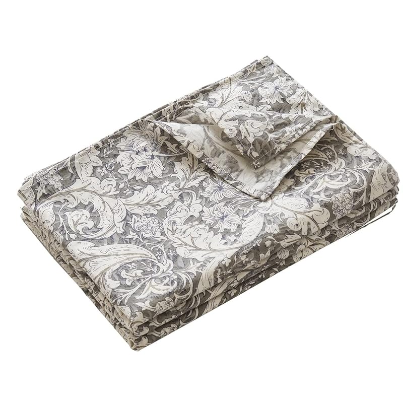 フラットシーツ クイーン 250x260cm 綿100% 敷きシーツ ベッドシーツ マットレスカバー アッパーシーツ 防ダニ 抗菌 花柄