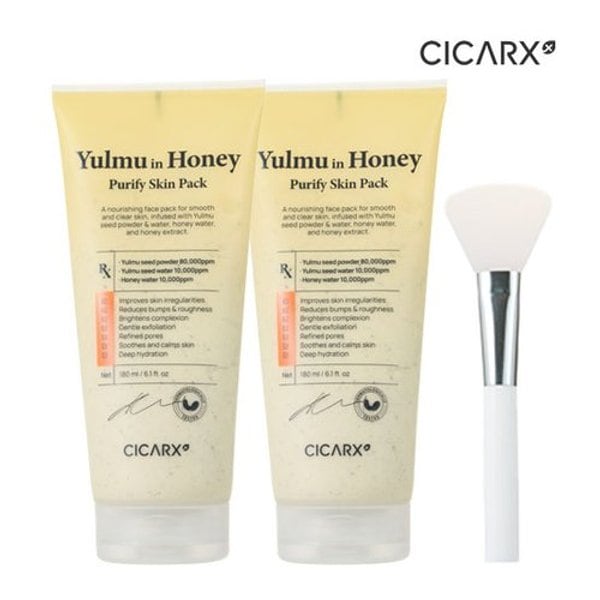ハトムギ＆はちみつ ピュリファイスキンパック＋スパチュラ付き 180ml 2個
