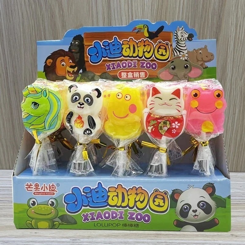 クリスマスの漫画かわいい動物形状ロリポップ全体のボックス幼稚園幼稚園報酬子供キャンディースナック 誕生日プレゼント 子供の贈り物 誕生日プレゼント 子供の贈り物