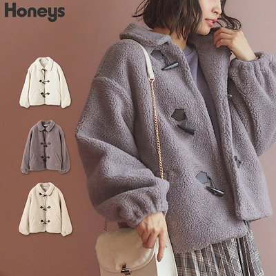 [Qoo10] Honeys 【SOLD OUT】ボアダッフルジャケッ