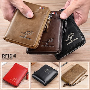 RFIDで保護 男性 短い財布/長い財布 小銭入れ/カードホルダー/コインポケット 大容量