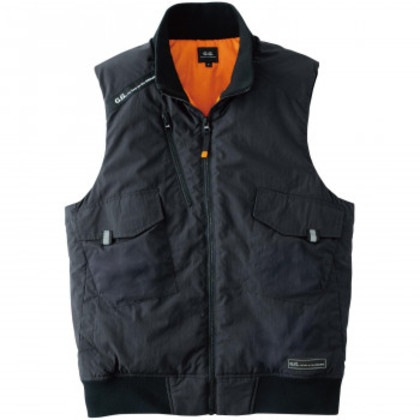 桑和 0474-06 防寒ベスト 3Lサイズ チャコールグレー(23) G.G.