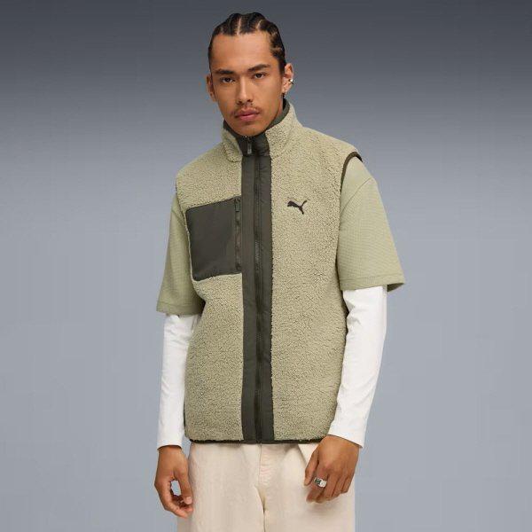 691072 82 リバーシブル ハイブリッド シェルパ 両面チョッキベスト Reversible Hybrid Sherpa Vest