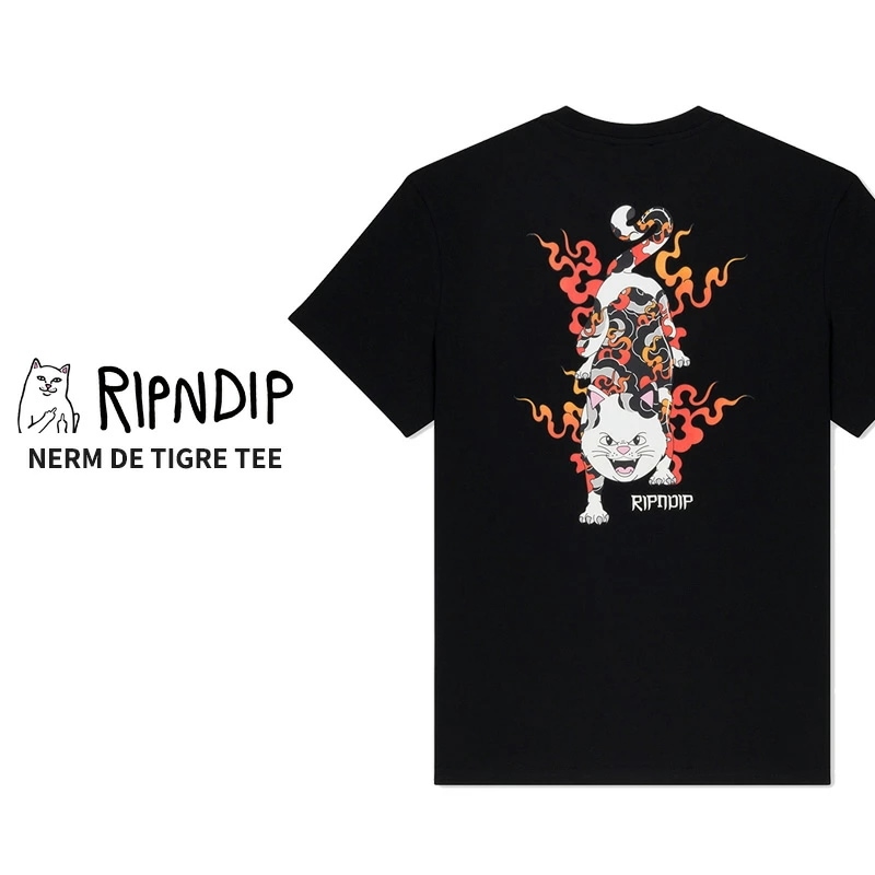 リップンディップ RIPNDIP NERM DE TIGRE TEE 半袖Tシャツ カットソー トップス [AA]