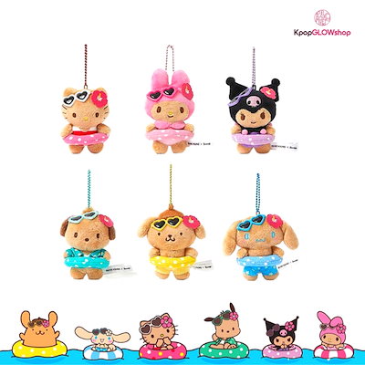 オリーブヤング　サンリオコラボ　ぬいぐるみキーホルダー　シナモロール シナモロール - オリーブヤング サンリオ 日焼け シナモンロール