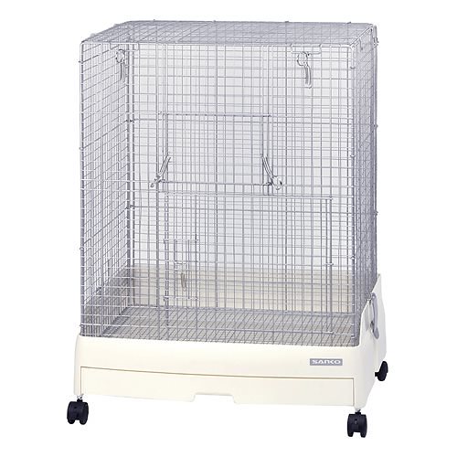 SANKO イージーホーム 60 ハイメッシュ BK(ブラック） WH （ホワイト） 小動物用　チンチラ　ケージ　サークル　最新