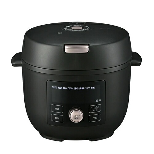タイガー【TIGER】1.4L 電気圧力鍋 マットブラック TIGER COOKPOT タイガークックポット 自動調理なべ COK-B220-KM【1台11役の調理レパートリー】