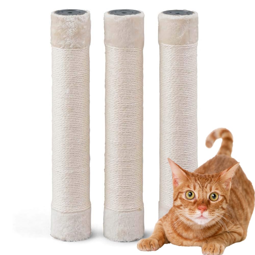 全国送料無料 アイリスオーヤマ 爪とぎ キャットタワー付ケージ用つめとぎポール PCLC-P530 ホワイト