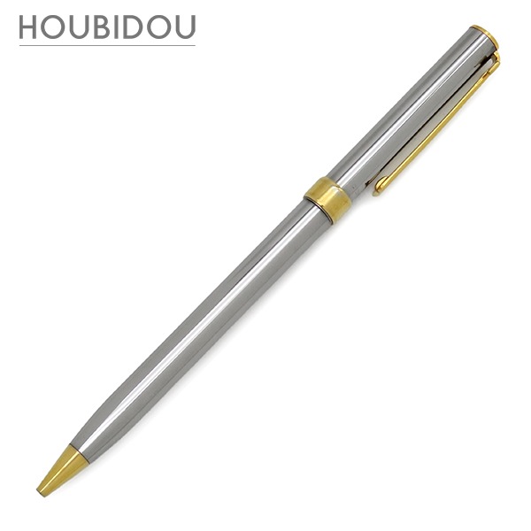 ティファニー ボールペン ティファニー Tクリップ メタル GP シルバーXゴールド インク切れ ツイスト式 【中古】