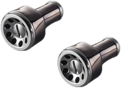 リブレ(LIVRE) 5385 Fortessimo (フォルテッシモ) ノブ単品 (2個入り) シマノ・ダイワ共通 ブラウン(IP)&チタン 15.8g