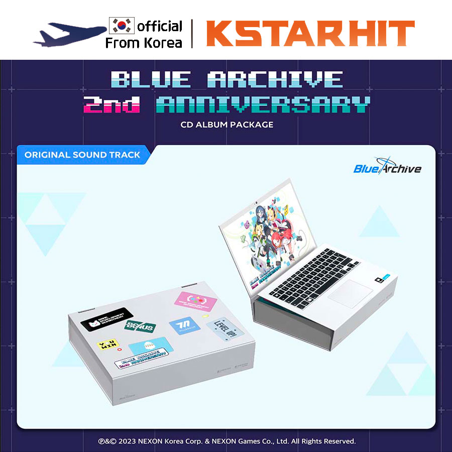 (CD ALBUM PACKAGE) BLUE ARCHIVE - 2nd ANNIVERSARY OST