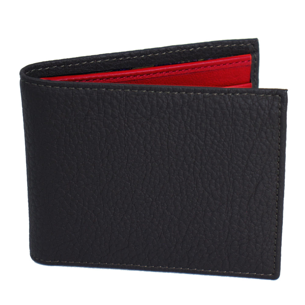 二つ折り札入れ レザー ダークブラウン 1F557 3978 7002