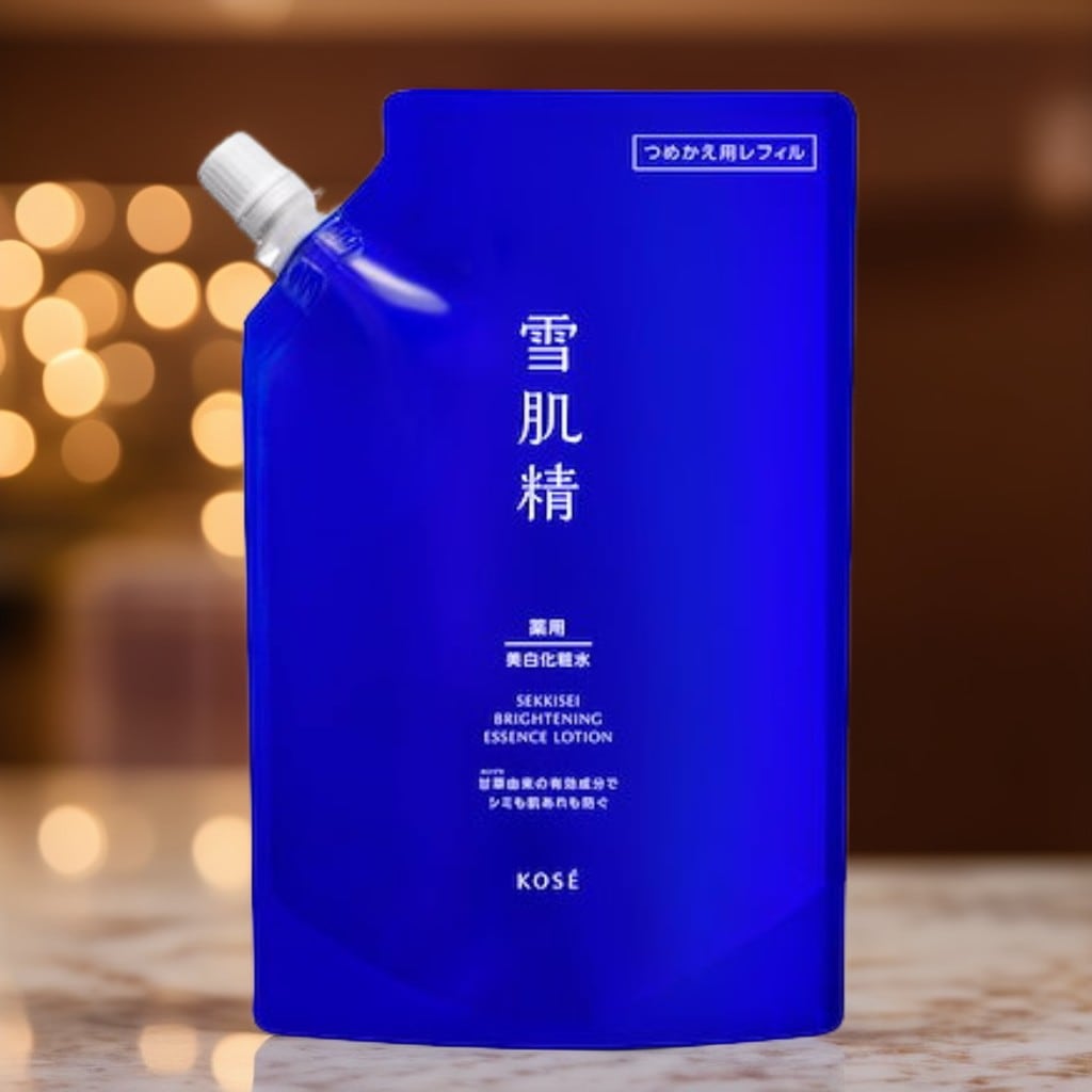 雪肌精 美白化粧水 【医薬部外品】 薬用雪肌精 ブライトニング エッセンス ローション つめかえ用 310mL 化粧水 美白 肌あれ シミ くすみ ハトムギ 甘草 漢方 和漢