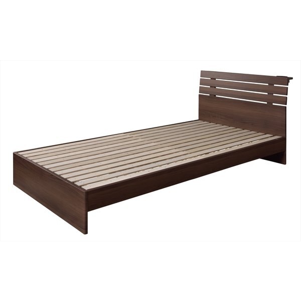 ヘッドボードとコンセント付きのシングルベッド 北欧 ナチュラル ベッド 寝室 ベッドルーム 40,390円