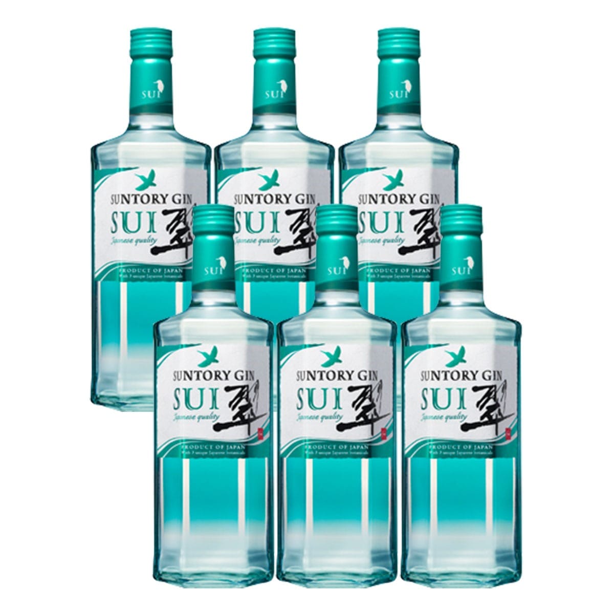 【送料無料】サントリー ジャパニーズジン 翠 SUI 40度 700ml12本 gin_SUIG【北海道東北四国九州沖縄県は必ず送料がかかります】