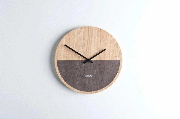 UPSTAIRS STUDIO OAKY Wall Clock (M03B)【壁掛け時計
