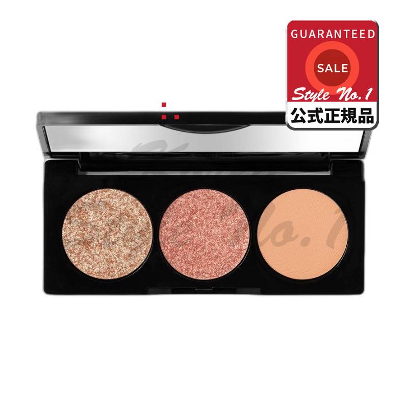 エッセンシャルアイシャドウトリオパレットソフトコーラル
