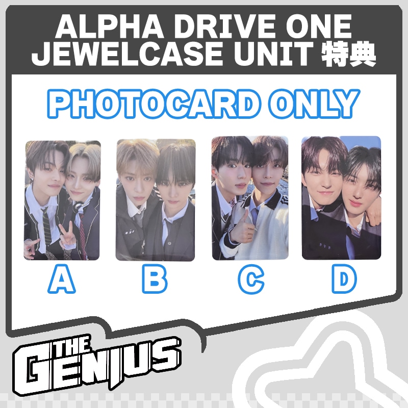 即日発送 [PHOTOCARD ONLY] ALPHA DRIVE ONE (ALD1) JEWELCASE UNIT特典