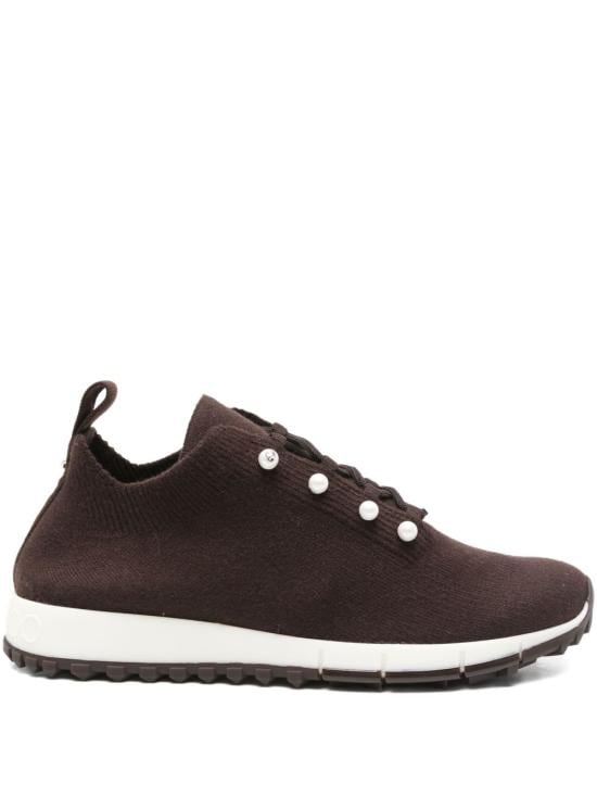 JIMMY CHOO Women Sneakers VELES PZGCHOCOLATE Brown