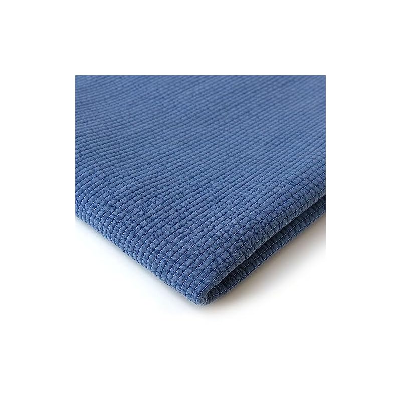 nubi ヌビ 韓国伝統キルティング生地 3mmステッチ幅 130cm巾150cm切り売り販売 デニムブルー(Denim blue) NBY303-14
