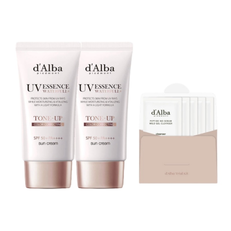 [SEVENTEENホシpick！]ウォーターフルトーンアップサンクリーム 50ml x 2p(+ 弱酸性ジェルクレンザー 3ml * 5)