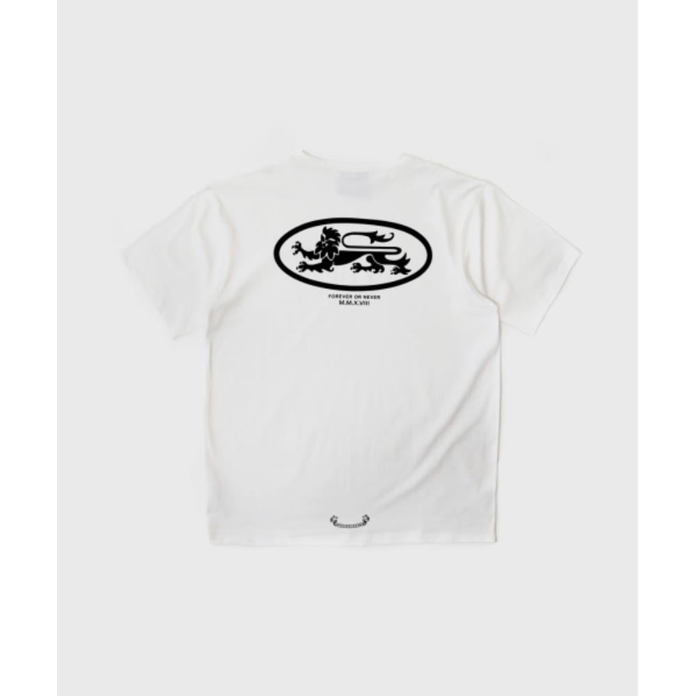 BADBLOOD BAD Mini Logo T-Shirt White w-tee25-087