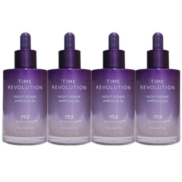 ミシャ タイム レボリューション ナイト 紫 アンプル 5X 70ml 4個