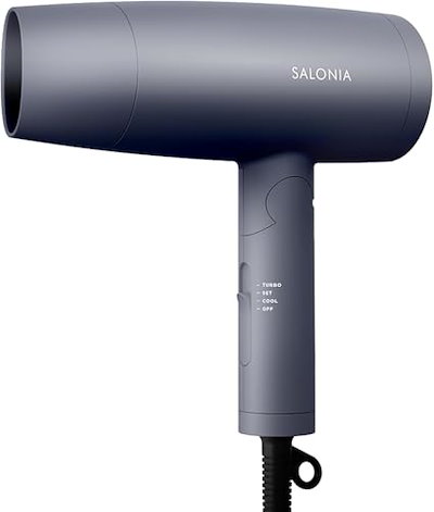 他サイト： SALONIA サロニア スピーディーイオン ドライヤー 【グレー】 ヘアドライヤー 大風量 速乾 軽量 マイナスイオン SL-013GRの商品画像