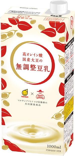 マルサン 高オレイン酸 国産大豆の無調整豆乳 1000ml×6本